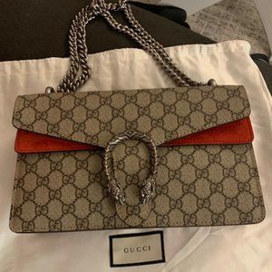 New Gucci Dionysus Supreme Shoulder Bag